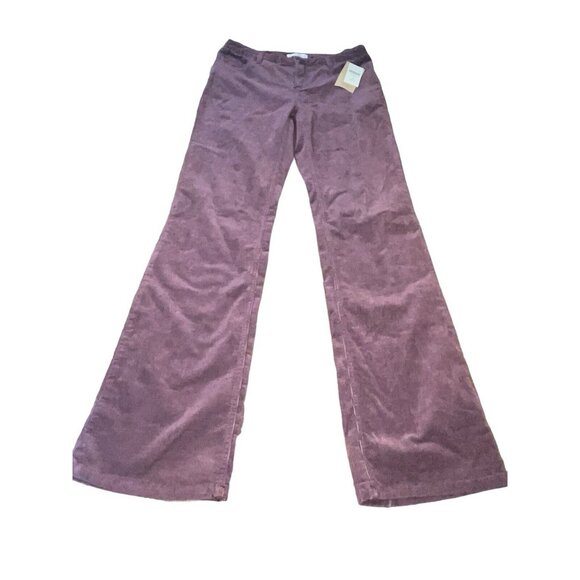 COLDWATER CREEK Women's Size 4 Burgundy Corduroy Bootcut Jeans Retail $69.95 - Picture 1 of 12
